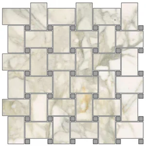 Мозаика FMG Calacatta Oro Shape Lucidato LU30807 30x30 полированная
