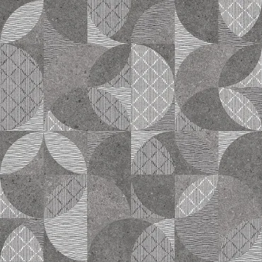Декоративный элемент Kerama Marazzi Фондамента тёмный декорированный обрезной DL601420R 60x60 матовый