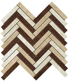 Мозаика Atlas Concorde Russia Force Blend Herringbone Mosaic 29,3x29,8 глянцевая