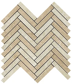 Мозаика Atlas Concorde Russia Force Light Herringbone Mosaic 29,3x29,8 глянцевая