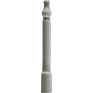 Спецэлемент Grazia Formae Ang.Zoccolo Steel ZOA400 2x20 глянцевый