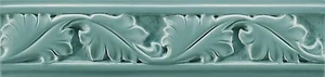 Бордюр Grazia Formae Foliage Mist FO8 6,5x26 глянцевый