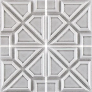 Плитка Grazia Formelle Milano Argento MILA5 13x13 глянцевая
