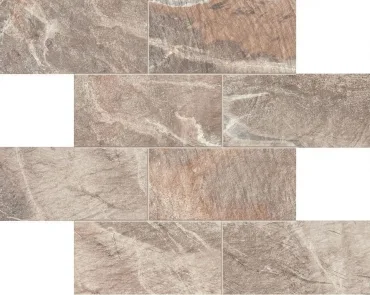 Мозаика ABK Fossil Mosaico Muretto Fossil Brown 30x30 матовая