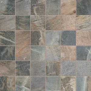 Мозаика ABK Fossil Mosaico Quadretti Fossil Blue 30x30 матовая