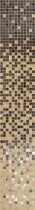Мозаика Supergres Four Seasons Mosaico Degrade B Pz. 6 FSDB 30x180 глянцевая