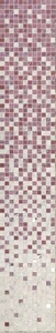 Мозаика Supergres Four Seasons Mosaico Degrade D Pz. 6 FSDD 30x180 глянцевая