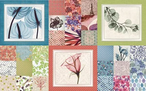 Декоративный элемент Keros Fresh Dec. Multiflor A 25x40 глянцевый