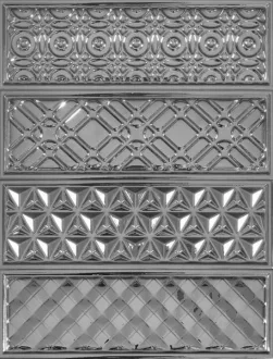 Garden Dec Geometry PVD Plata