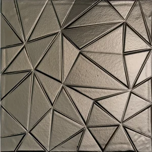 Декоративный элемент Gardenia Orchidea Concept Stone Modulo Triangoli Acciaio 54420 40x40 полированный