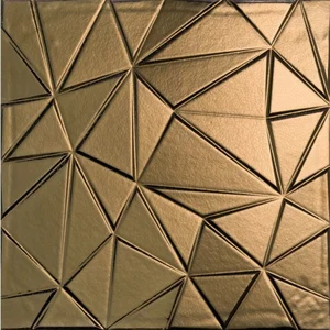 Декоративный элемент Gardenia Orchidea Concept Stone Modulo Triangoli Oro 54421 40x40 полированный
