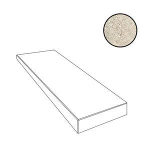 Ступень Gardenia Orchidea Esedra 2.0 Gradone Angolare Dx Crema Marfil 0076090 32x80 матовая