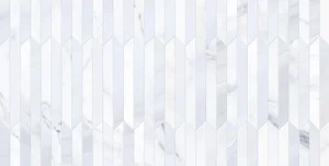 Декоративный элемент Gaya Fores Statuario Deco Abadia Perla Rev. 34x67 глянцевый