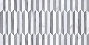 Декоративный элемент Gaya Fores Statuario Deco Ducal Perla Rev. 34x67 глянцевый