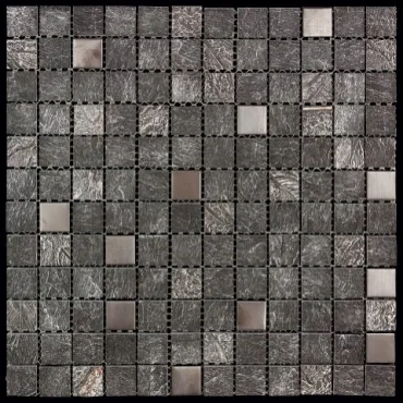 Мозаика Natural Mosaic Gelos FBY-35 (SSB-005(s)) (Агломерат Металл) 29,8x29,8 матовая
