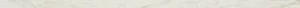 Бордюр Ascot Gemstone Coprispigolo White Rett GNCS10R 1,5x58,5 матовый