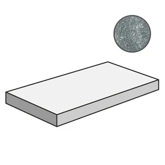 Ступень Italon Genesis Jupiter Silver Scalino Angolare SX 33x60 матовая