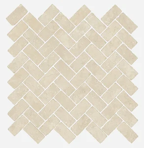 Мозаика Italon Genesis White Mosaico Cross 29,7x31,5 матовая