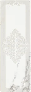 Декоративный элемент Ascot Glamourwall Inserto Dec Calacatta GMCI10 25x75 глянцевый