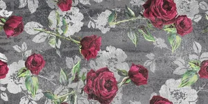 Декоративный элемент Panaria Glance Dec Dark Roses PGHGCS2 45x90 матовый