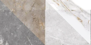 Плитка Global Tile GT98VG Капелла / Capella Бел. 25x50 геометрия глянцевая