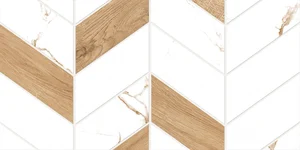 Плитка Global Tile GT128VG Мармарис / Marmaris Бел. 25x50 геометрия матовая