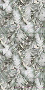 Керамогранит Global Tile GT1206014217MCR Тропики / Tropical Зеленый 60x120 матовый