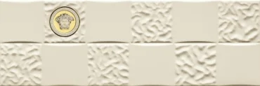 Декоративный элемент Versace Gold Acqua Dama Medusa Crema 68862 25x75 глянцевый