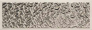 Декоративный элемент Versace Gold Acqua Lingotto Grigio Platino 68871 25x75 глянцевый