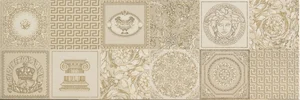 Декоративный элемент Versace Gold Patchwork Crema Oro 68892 25x75 глянцевый