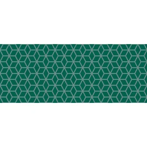 Декоративный элемент Golden Tile 9М6421 ARCOBALENO 20х50 Декор Arcobaleno Argento №2 20x50 глянцевый