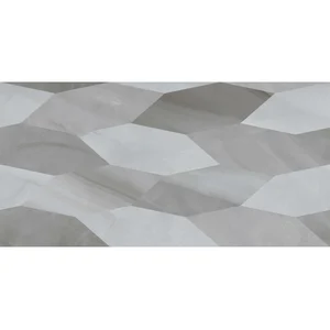 Плитка Golden Tile 3L2251 Lazurro 30х60 Lazurro Leaves серый 30x60 глянцевая