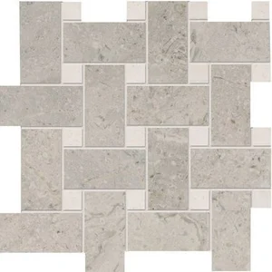 Мозаика Supergres Gotha Platinum Intreccio Diamond Lux PIDL 29,5x29,5 лаппатированная