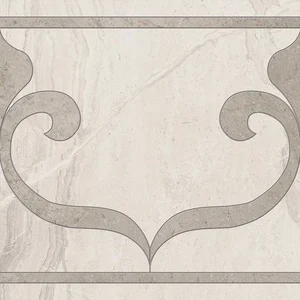 Декоративный элемент Supergres Gotha Rosone Idrogetto Lineare Grigio GROG 59x59 матовый