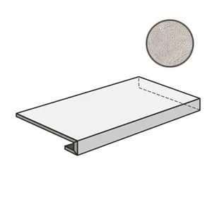 Ступень Sant Agostino GR.A.90 DX Set Concrete Pearl CSAGDSCP90 33x90 матовая