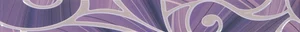 Бордюр Gracia Ceramica Arabeski purple border 01 6,5x60 глянцевый