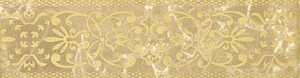 Бордюр Gracia Ceramica Bohemia Beige Border 01 6,5x25 глянцевый