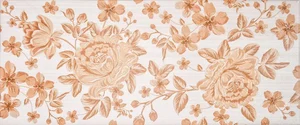Декоративный элемент Gracia Ceramica Fabric Beige Dec. 01 25x60 матовый