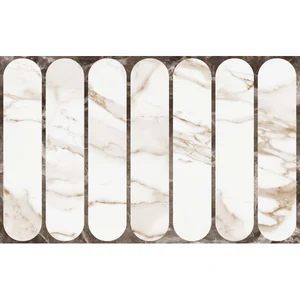 Плитка Gracia Ceramica 010100001556 Капелла 25х40 NEW 2024 Капелла белый низ 03 25x40 (рельеф) глянцевая