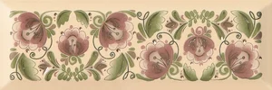 Декоративный элемент Gracia Ceramica Metro Gzhel Decor 04 10x30 глянцевый