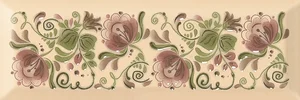 Декоративный элемент Gracia Ceramica Metro Gzhel Decor 05 10x30 глянцевый