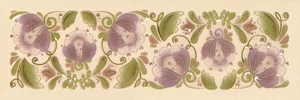 Декоративный элемент Gracia Ceramica Metro Gzhel Decor 07 10x30 глянцевый