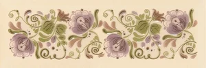 Декоративный элемент Gracia Ceramica Metro Gzhel Decor 08 10x30 глянцевый