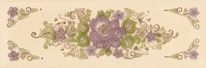 Декоративный элемент Gracia Ceramica Metro Gzhel Decor 09 10x30 глянцевый