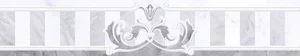 Gracia Ceramica Милана Сер Бордюр 01 7,5x40 глянцевый