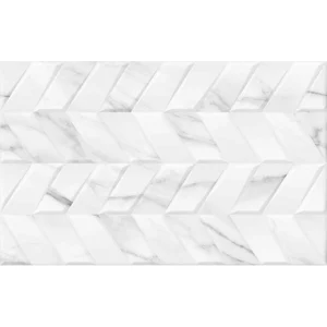 Плитка Gracia Ceramica 010100001572 Нова 25х40 NEW 2024 Нова белый низ 02 25x40 матовая рельефная