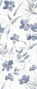 Декоративный элемент Gracia Ceramica Scarlett White Decor 01 25x60 глянцевый