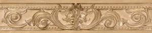 Бордюр Gracia Ceramica Serenata Olimpia beige border 01 6x25 матовый