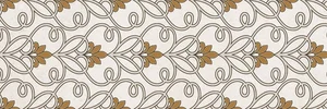 Декоративный элемент Gracia Ceramica Silvia Beige Decor 02 30x90 матовый