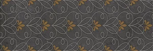 Декоративный элемент Gracia Ceramica Silvia Black Decor 02 30x90 матовый